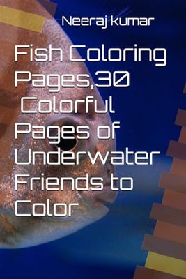 Fish Coloring Pages, 25 Colorful Pages of Underwater Friends to Color