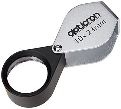 Opticron 10x23mm Folding Metal Loupe