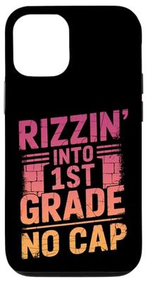 1st Grade Back to School Rizzin Into 1st Grade Boys Girls Case for iPhone 12/12 Pro