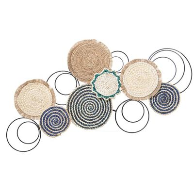 Alexandra House Living Decorazione da Parete in Metallo, 122 x 6 x 64 cm