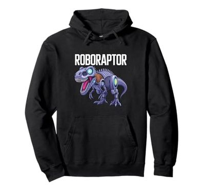 Robotic Dinosaur T-Rex Robotic Engineer Dino Funny Robot Pullover Hoodie