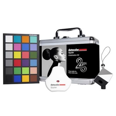 Datacolor Spyder Celebration Kit - Include Spyder 2024, Spyder Cube e Spyder Checkr 24, gestione completa del colore fotografico, dal catturare all’editing