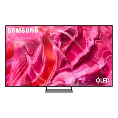 Samsung TV QE77S94CATXZT OLED 4K, Smart TV 77" Processore Neural Quantum 4K, Dolby Atmos e OTS Lite, Laser Slim Design, Integrato con Bixby e Alexa compatibile con Google Assistant, Carbon Silver 2023