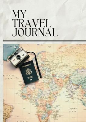 Travel Journal | Adventure Log | Record All Your Memories | Hardcover, 7x10 size, 50 places: Capture memories from 50 Trips | Global Adventure | Country Explorer