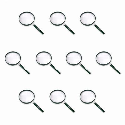 Carson BigEye Loupes avec lentille surdimensionnée de 5,0 pouces sans distorsion pour lecture, inspection, exploration, loisirs, travaux manuels et tâches (HU-20, HU-20AMMU), HU-20AMMU, Vert, 5 Inches