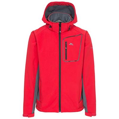 Trespass da Uomo TP75 Strathy II Softshell, Uomo, Tp75 Strathy II, Red, XS