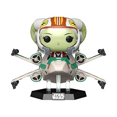Funko POP! Ride Super Deluxe: SW Rebels - Hera i X-wing - Star Wars: Rebels - Amazon Exclusive - Samlingsbar vinylfigur - Presentidé - Officiell Merchandise - Leksaker för barn och vuxna - TV-fans