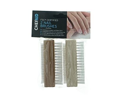 Chef Aid tränagelborstar, trä, beige, 3,7 x 12 x 16 cm
