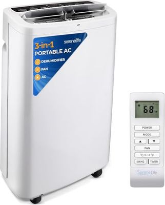 SereneLife SLPAC14UK Air Conditioner, 230 W, 100 liters