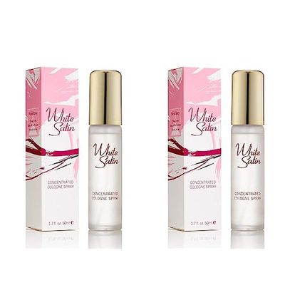 Taylor of London White Satin Concentrated Cologne Spray 50 ml, NLA81656 (Pack of 2)