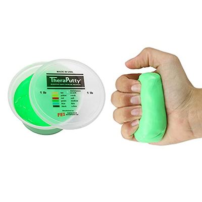 CanDo TheraPutty - Pâte à malaxer - 450 g - vert (moyen)