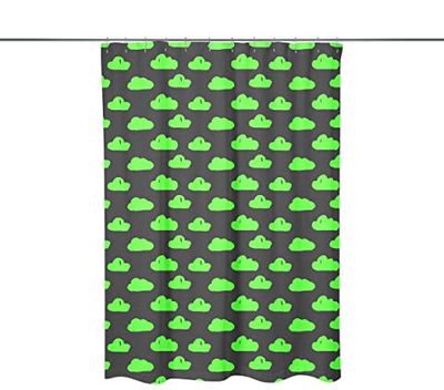 Bonamaison, Rideau de Douche Imprimé Numériquement, Anneaux de Rideau de Douche Inclus, 1 Pièce, 140X200 Cm - Conçu et fabriqué en Turquie