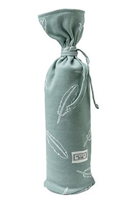 Meyco 518151 Housse pour bouillotte fine Motif plumes Turquoise