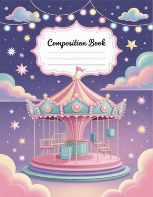 Coquette, Pink Bow Composition Book: 120 Pages Pastelcartoon Style for School Notes, Creative Writing, and Journaling, Ideal for Girls and Teens, ... Notes, Creative Writing, and Journaling, I