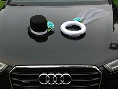 Auto-schmuck so einfach so kreativ Car Decoration Wedding, veil, Turkish, 27x31x15 Schleier 25