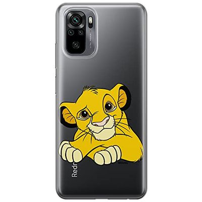 ERT GROUP mobiel telefoonhoesje voor Xiaomi REDMI NOTE 10/ 10S origineel en officieel erkend Disney patroon Simba & Friends 009 aangepast aan de vorm van de mobiele telefoon, gedeeltelijk bedrukt