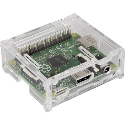 Joy-it 1325790 RB-Casea+01 SBC-behuizing geschikt voor (ontwikkelingssets): Raspberry Pi transparant