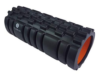 Sveltus Rullo massaggiante adulto unisex, nero/arancione, taglia unica