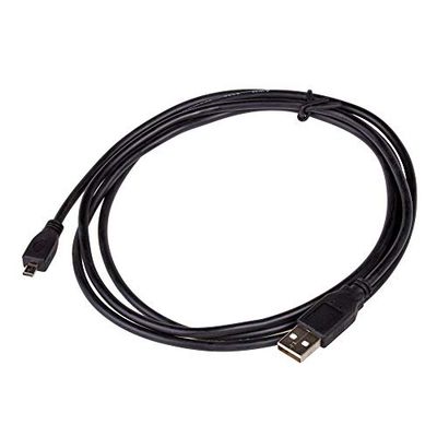 Akyga USB A to UC-E6 Male Cable Data Cable for Nikon Coolpix Camera 1.5 m