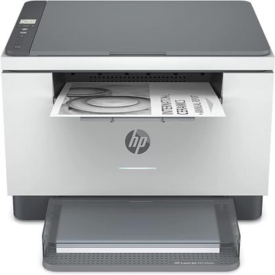 HP LaserJet M234dw 6GW99F, Stampante Multifunzione A4, Stampa Fronte e Retro Automatica in b/n, 29 ppm, USB, Wi-Fi, Ethernet, HP Smart, No Fax, No ADF, Schermo LCD a icone, Grigia