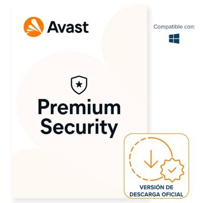Avast Premium Security 2024 - Protección antivirus | 1 Dispositivo | 1 Año | PC/Mac | Código de activación enviado por email