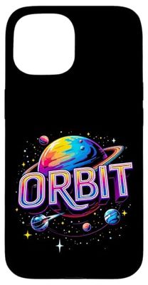 ORBIT retro space design Case for iPhone 15