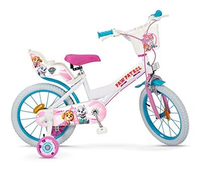 TOIMSA fiets 16 inch paw patrol skye en everest