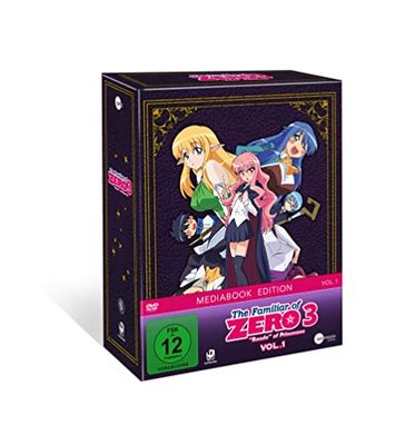 The Familiar of Zero 3: "Rondo" of Princesses (Staffel 3) - Vol. 1 - Limited Mediabook Edition (mit Sammelschuber und exklusiven Extras) [Alemania] [DVD]