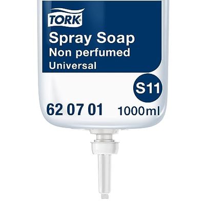 Tork Soap Spray S11, Non-Perfumed, 1000ml, 620701