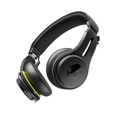 Skullcandy Icon ANC On-Ear Actieve Noise Cancelling Draadloze Bluetooth Hoofdtelefoon, 60 Hr Batterij, Microfoon, Werkt met iPhone Android - Zwart