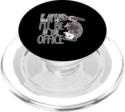 If Anyone Wants Me, I'll Be In The Office Trabajar - PopSockets PopGrip para MagSafe