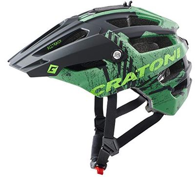 Cratoni Unisex – AllTrack cykelhjälm, grön, M/L (58–61 cm)