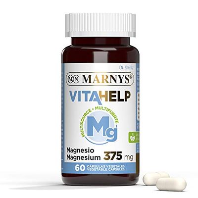 MARNYS MN812 VITAHELP MAGNESIO 375 mg 60 Cap, Plastic, Essential