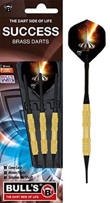 Bulls Success softdart 3 Pezzi, Unisex, 16146, Multi-Coloured, Medium/16 g