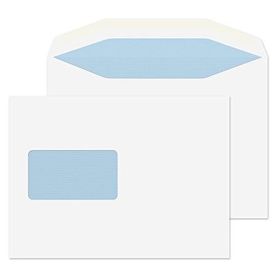 Blake Everyday 162 x 235 mm 115 gsm Cartera para envíos Engomado (4902CBC) Blanco, Paquete de 500