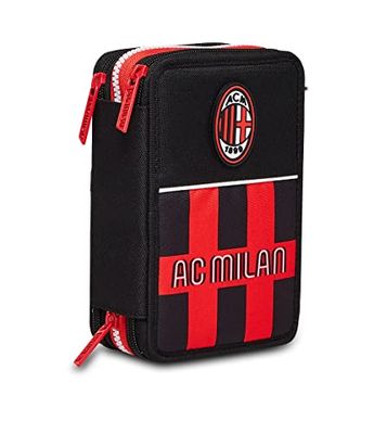 Seven ASTUCCIO 3 Rits, 3 Zip CASE, Zwart, School