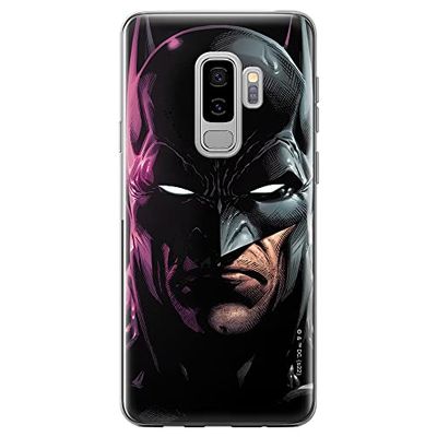 ERT GROUP mobiltelefonfodral för Samsung S9 PLUS originalt och officiellt licensierat DC mönster Batman 070 optimalt anpassad till formen på mobiltelefonen, fodral tillverkad av TPU-plast