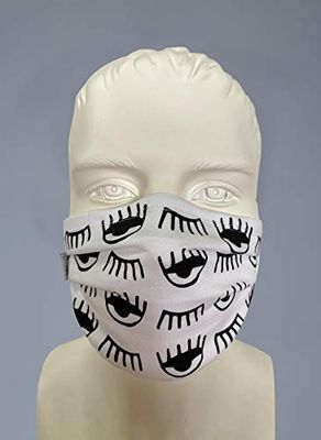 Sanetta Unisex MASKE ERWACHSENE 2-pack mode-sjaal, wit, M