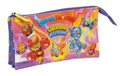 SuperThings Guardians of Kazoom Drievoudige tas, Meerkleurig, Standaard