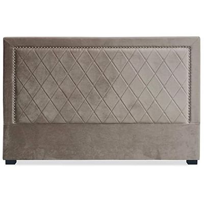 Tête de lit Meghan 180cm Velours Taupe