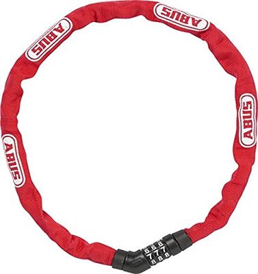 ABUS Steel-O-Chain 4804C - lucchetto a combinazione in acciaio speciale livello di sicurezza 3 75 cm rosso