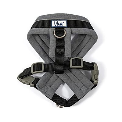 Viva Gewatteerde Harnas Zwart XL 70-98cm