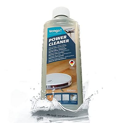 Venga! Power Cleaner, Líquido limpiador para limpiadores de suelos, ideal para robots aspiradores, multisuperficies, SP VG RVC CLEAN