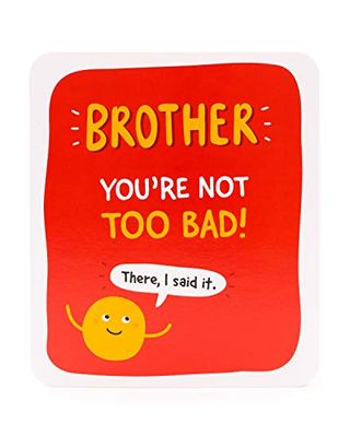 UK Greetings Brother verjaardagskaart - grappige verjaardagskaart voor hem - grappige verjaardagskaart voor broer