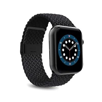 Puro Icon Link Strap kompatibel med Apple Watch, mjuk silikon, magnetisk stängning, 38/40/41 mm, cassa 38/40/41mm
