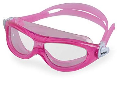 SEAC Matt, Lunettes Masque de Natation pour Enfants 3-6 Ans, Antichoc, Ultra Flexible et Doux, Rose LT, Standard