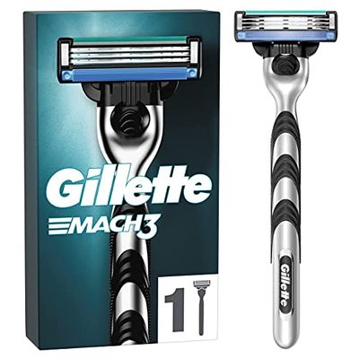 Gillette Mach3 scheerapparaat voor heren met 3 messen en ergonomische handgreep