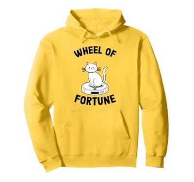 Wheel Of Fortune Robot Vacuum Cleaner Funny Cat Pullover Hoodie