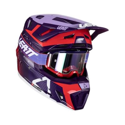 Casco moto 7.5 con Tecnologia 360° Turbine e maschera moto inclusa