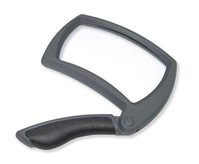 Carson Lighted MagniFold loupe à main, grossissement de 2x, avec fonction éclairage par LED et une poignée rabattable (MJ-50)